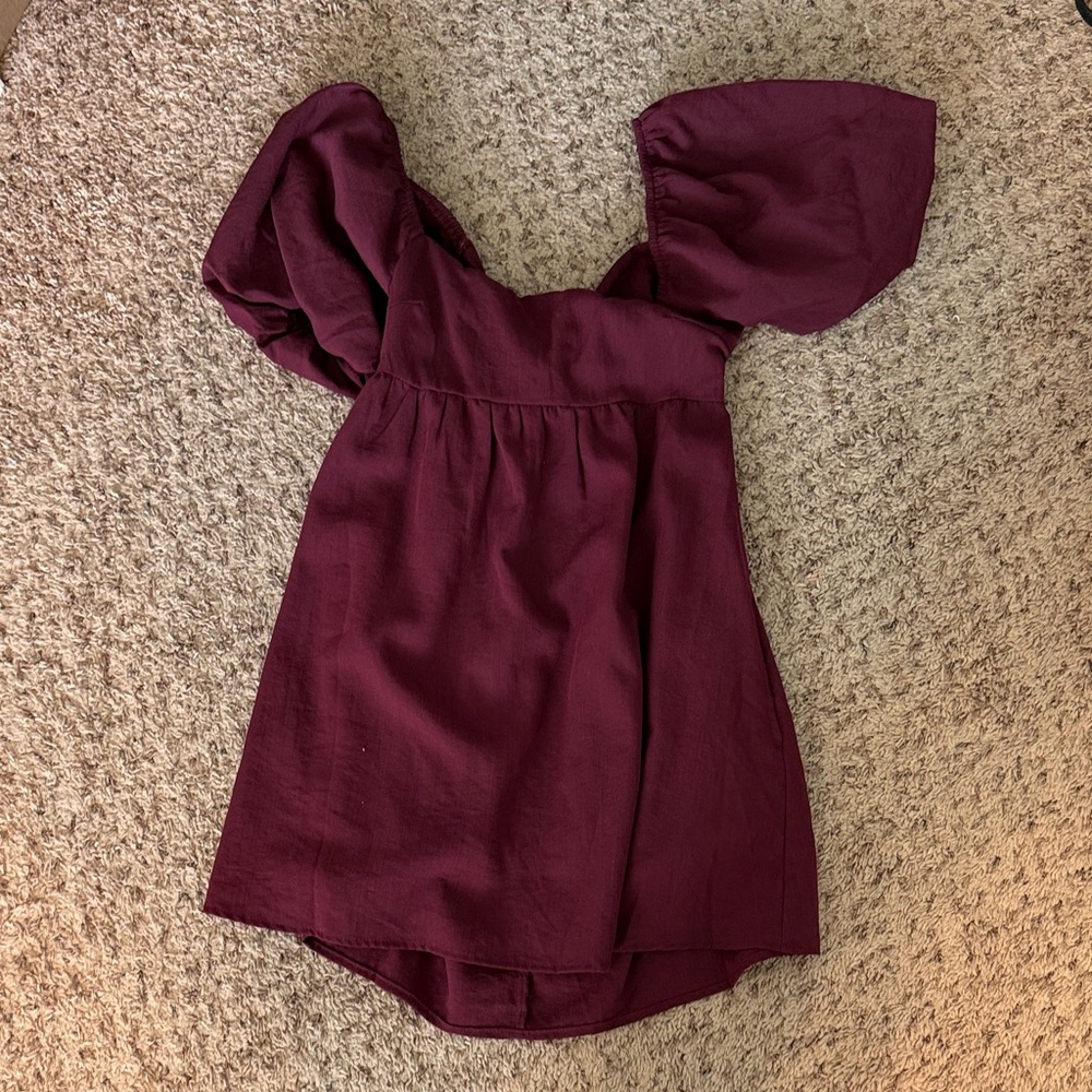 Francesca's Burgundy Mini Dress